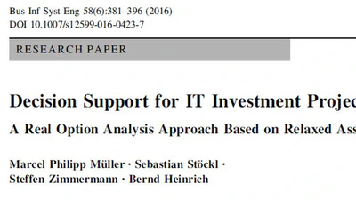 Decision Support for IT Investment Projects featured image